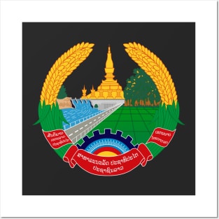 Emblem of Laos Posters and Art